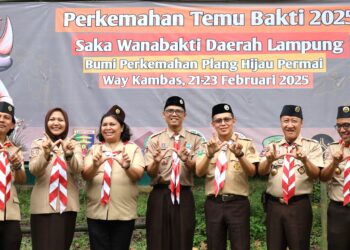 Peringati Hari Bakti Rimbawan, Pinsaka Wana Bakti Daerah Lampung Laksanakan Perkemahan Temu Bakti 2025