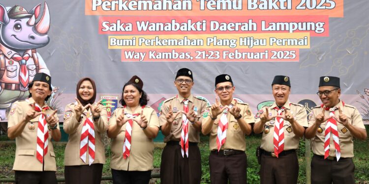 Peringati Hari Bakti Rimbawan, Pinsaka Wana Bakti Daerah Lampung Laksanakan Perkemahan Temu Bakti 2025
