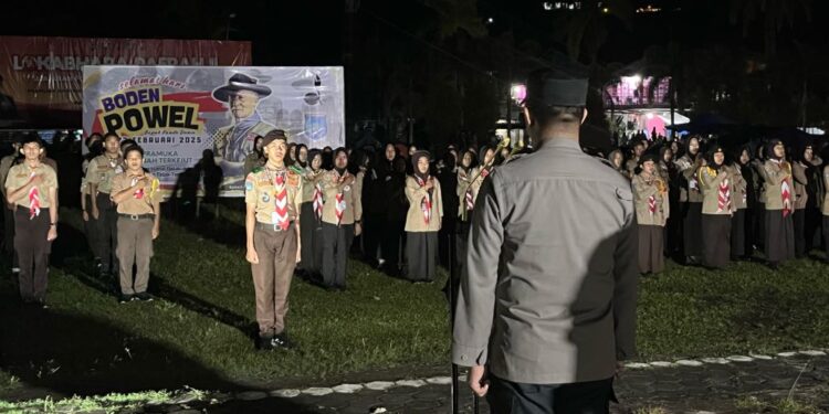 HUT Baden Powell ke-168, Gerakan Pramuka Saka Bhayangkara Daerah Sulawesi Barat gelar kegiatan BP Day 2025