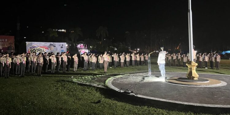 HUT Baden Powell ke-168, Gerakan Pramuka Saka Bhayangkara Daerah Sulawesi Barat gelar kegiatan BP Day 2025