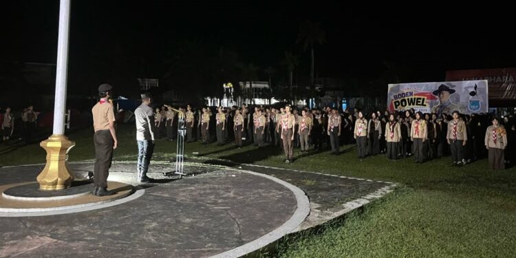 HUT Baden Powell ke-168, Gerakan Pramuka Saka Bhayangkara Daerah Sulawesi Barat gelar kegiatan BP Day 2025