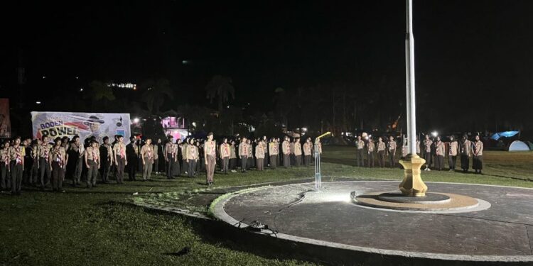 HUT Baden Powell ke-168, Gerakan Pramuka Saka Bhayangkara Daerah Sulawesi Barat gelar kegiatan BP Day 2025