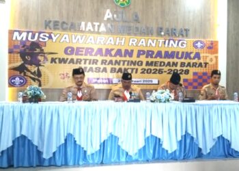 Syahrijal, SH Pimpin Kwartir Ranting Medan Barat 2025-2028