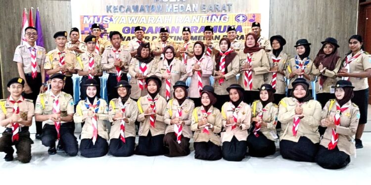 Syahrijal, SH Pimpin Kwartir Ranting Medan Barat 2025-2028