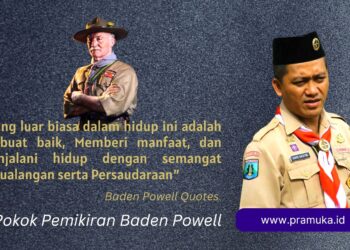8 Pokok-Pokok Pemikiran Baden Powell tentang Hidup, Anak Muda, Pramuka, dan Dunia