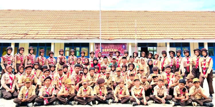 Penutupan Persami SMPN 1 Patimpeng: Bentuk Watak, Karakter dan Kedisiplinan