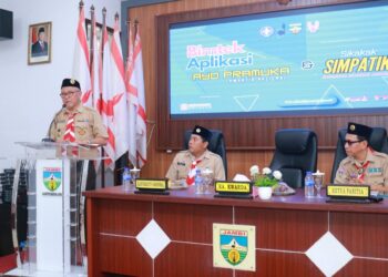 Waka KUASP Kwarda Jambi Buka Bimtek Apilkasi Ayo Pramuka dan SiKakak Simpatik