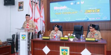 Waka KUASP Kwarda Jambi Buka Bimtek Apilkasi Ayo Pramuka dan SiKakak Simpatik