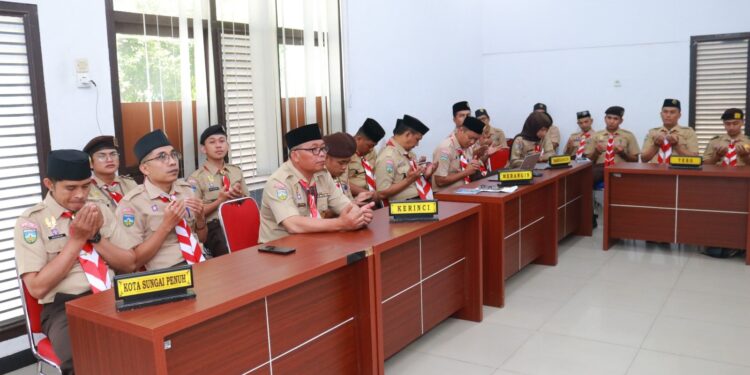 Waka KUASP Kwarda Jambi Buka Bimtek Apilkasi Ayo Pramuka dan SiKakak Simpatik