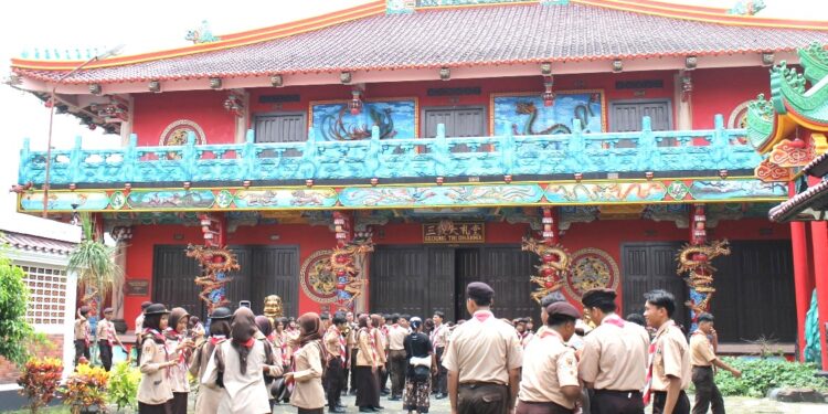 Peringati Hari Jadi Kabupaten Banyumas Ke-454, Swk Koramil 07/Banyumas Gelar Karya Wisata Pramuka