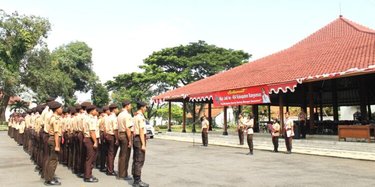 Peringati Hari Jadi Kabupaten Banyumas Ke-454, Swk Koramil 07/Banyumas Gelar Karya Wisata Pramuka