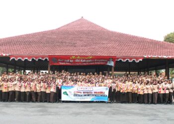 Peringati Hari Jadi Kabupaten Banyumas Ke-454, Swk Koramil 07/Banyumas Gelar Karya Wisata Pramuka