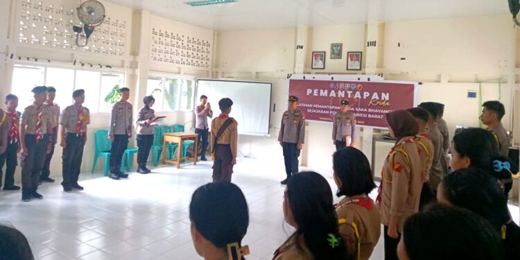 Saka Bhayangkara daerah Sulawesi barat gelar Pelatihan Pemantapan krida Pramuka Saka Bhayangkara Se – Polda Sulawesi barat tahun 2025