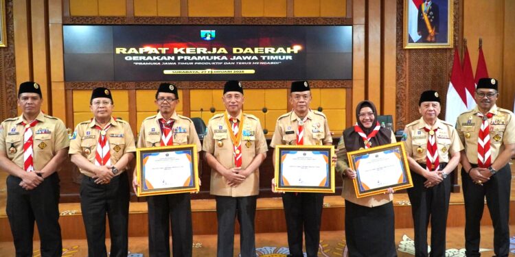 Kwartir Daerah Jawa Timur Selenggarakan Rapat Kerja Wujudkan Pramuka Produktif dan Terus Mengabdi