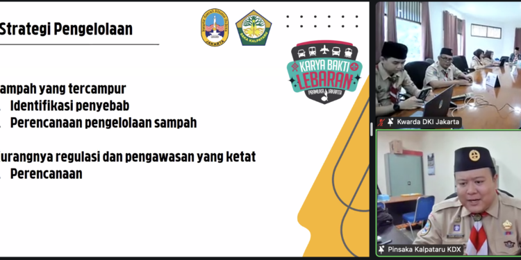 Kwarda DKI Jakarta Bekali dan Canangkan Karya Bakti Lebaran Pramuka Jakarta 