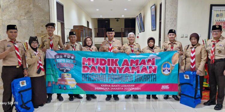 Kwarda DKI Jakarta Bekali dan Canangkan Karya Bakti Lebaran Pramuka Jakarta 