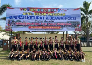 Gerakan Pramuka Bireuen Turun Tangan Bantu Pemudik Lebaran