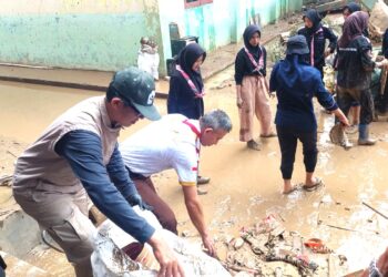 Sekelumit Bakti Pramuka Kota Bekasi Pasca Banjir Melanda