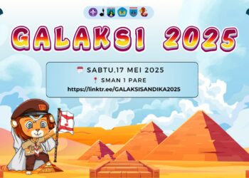 Pramuka SMA Negeri 1 Pare Kediri Selenggarakan Galaksi, Ajang Kompetisi Produktif Bagi Pramuka Penggalang