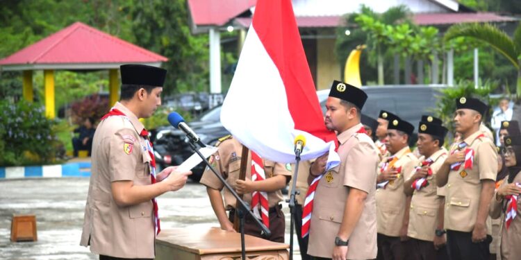 Ka. Kwarda 03 Sumbar Lantik Ka Mabicab dan Ka Kwarcab Gerakan Pramuka Kota Sawahlunto