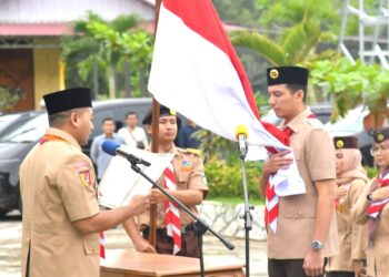 Ka. Kwarda 03 Sumbar Lantik Ka Mabicab dan Ka Kwarcab Gerakan Pramuka Kota Sawahlunto