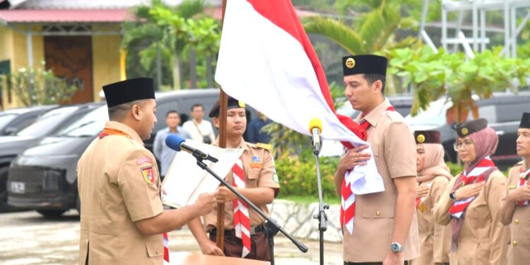 Ka. Kwarda 03 Sumbar Lantik Ka Mabicab dan Ka Kwarcab Gerakan Pramuka Kota Sawahlunto