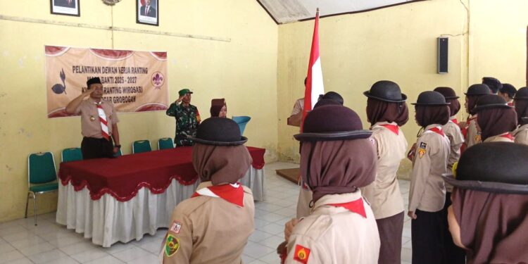 Ketua Kwartir Ranting Wirosari Melantik Pengurus DKR