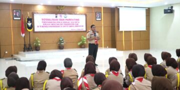 Saka Bhayangkara Polres Sukoharjo Gelar Technical Meeting Karya Bhakti Lebaran 2025