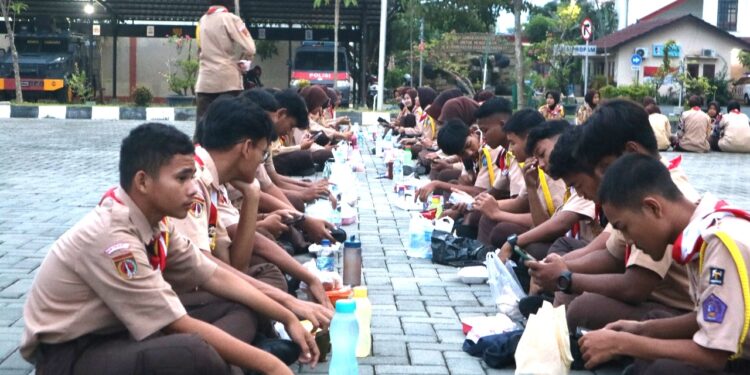 Saka Bhayangkara Polres Sukoharjo Gelar Buka Puasa Bersama Penuh Kebersamaan