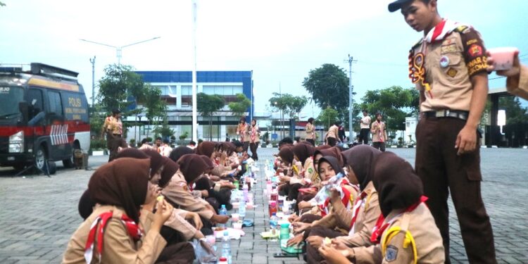 Saka Bhayangkara Polres Sukoharjo Gelar Buka Puasa Bersama Penuh Kebersamaan