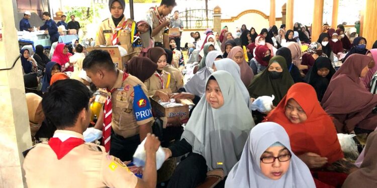 Yayasan Orang Tua Asuh Sukoharjo Selenggarakan Santunan Rutin Anak Yatim ke-61 Bersama Saka Bhayangkara Polres Sukoharjo