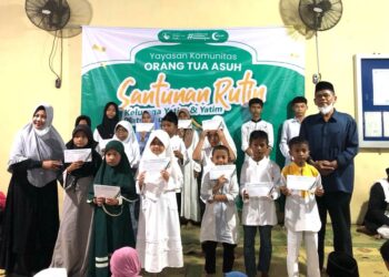 Yayasan Orang Tua Asuh Sukoharjo Selenggarakan Santunan Rutin Anak Yatim ke-61 Bersama Saka Bhayangkara Polres Sukoharjo