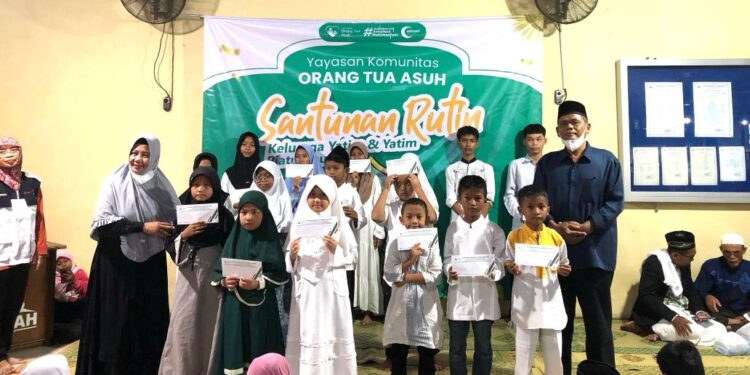 Yayasan Orang Tua Asuh Sukoharjo Selenggarakan Santunan Rutin Anak Yatim ke-61 Bersama Saka Bhayangkara Polres Sukoharjo
