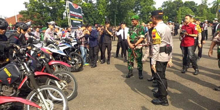 Saka Bhayangkara Ikuti Upacara Gelar Pasukan Ketupat Candi 2025