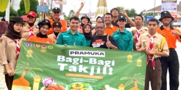 Bentuk Bakti Pramuka Kepada Masyarakat Dengan Cara Yang Unik Di Bulan Ramadhan