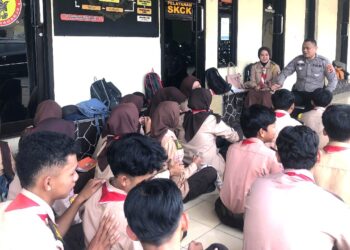 Jelang Karya Bakti Lebaran 2025 Kwarran Caringin Adakan Pembekalan Sebelum Turun Ke Jalan