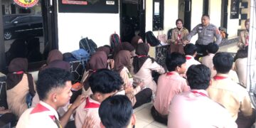 Jelang Karya Bakti Lebaran 2025 Kwarran Caringin Adakan Pembekalan Sebelum Turun Ke Jalan