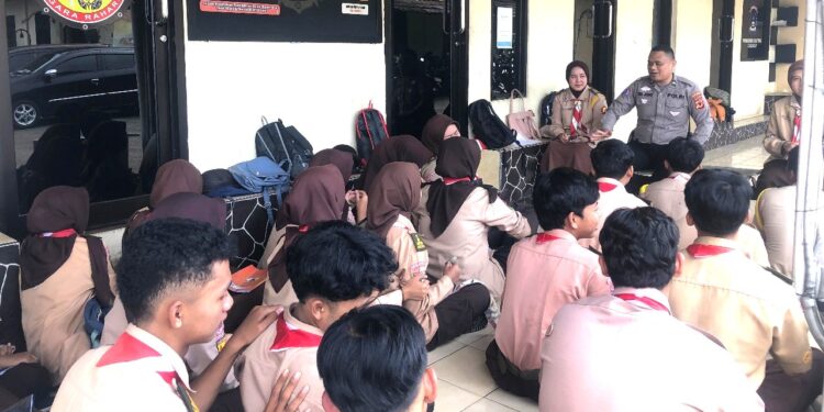 Jelang Karya Bakti Lebaran 2025 Kwarran Caringin Adakan Pembekalan Sebelum Turun Ke Jalan