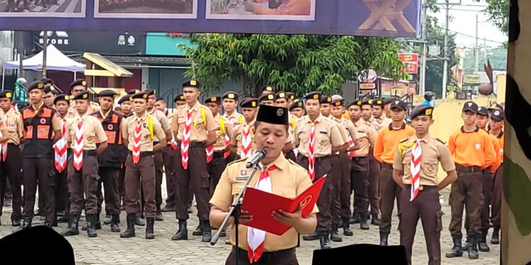 Pramuka Banyumas Siagakan 1.051 Anggota pada Aksi Karya Bakti Lebaran 2025