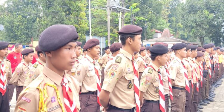 Pramuka Banyumas Siagakan 1.051 Anggota pada Aksi Karya Bakti Lebaran 2025