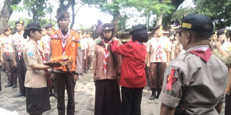 Karya Bakti Pramuka Peduli Lebaran 2025, Kwarcab Kota Surabaya Libatkan 200 Penegak Pandega