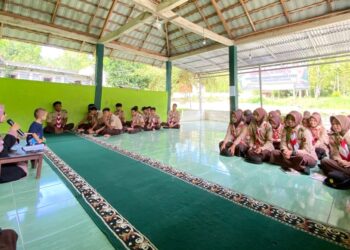 Penghujung Ramadhan, Saka Wanabakti Ngaji Bareng di Ponpes Izzatul Ummah