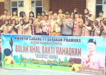 Wawako Sawahlunto Jeffry Hibatullah Apresiasi Bakti Sosial Pramuka Bantu Pengunjung Pasar