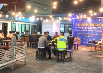 “Pojok Ngaso” di Posko Induk APPKBL Kwarcab Sukoharjo: Tempat Istirahat Nyaman dengan Nobar Timnas dan Free Angkringan