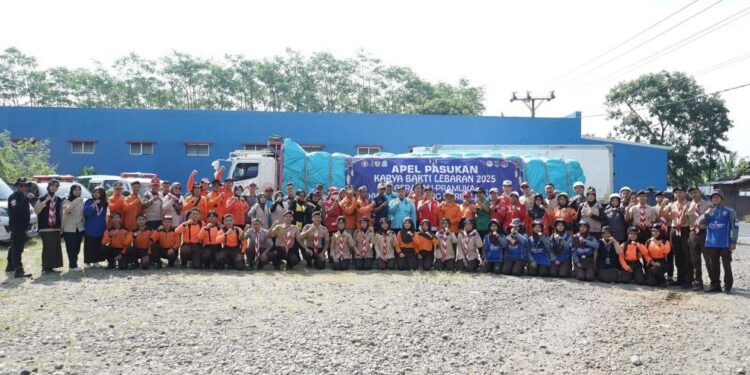 Kwarcab Purbalingga Libatkan 1400 Pramuka di Aksi Pramuka Peduli Karya Bakti Lebaran 2025