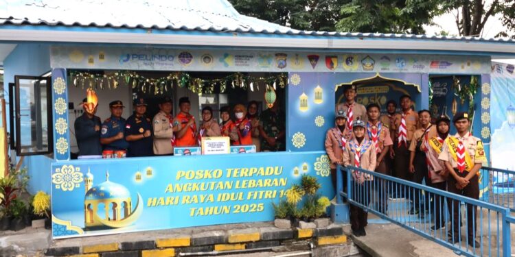 Visitasi Kwarda Jatim Ke Posko Karya Bakti Lebaran, Beri Semangat Anggota Pramuka Terus Mengabdi