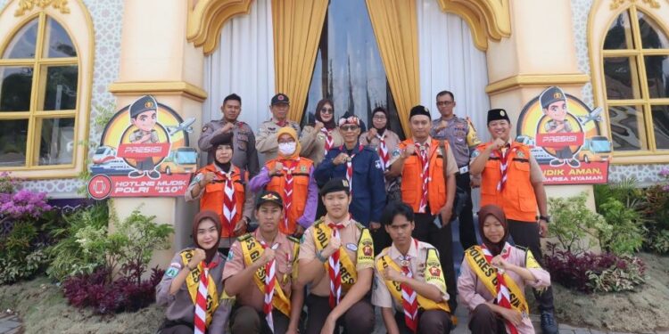 Visitasi Kwarda Jatim Ke Posko Karya Bakti Lebaran, Beri Semangat Anggota Pramuka Terus Mengabdi