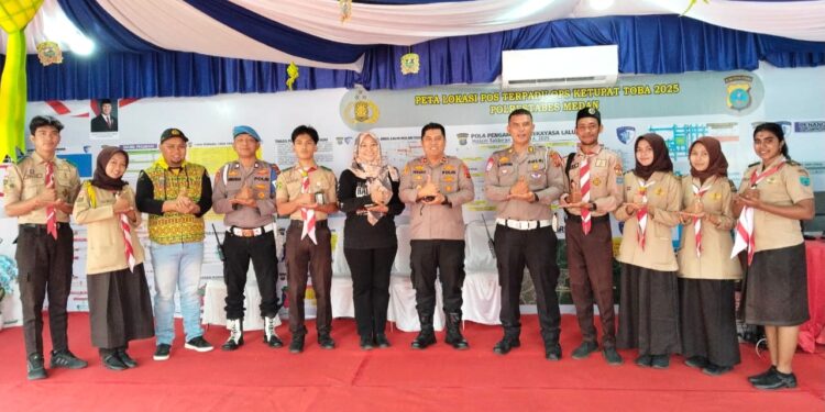 Ketua Kwartir Ranting Medan Timur kunjungan ke Pos Pam Ketupat Toba 2025