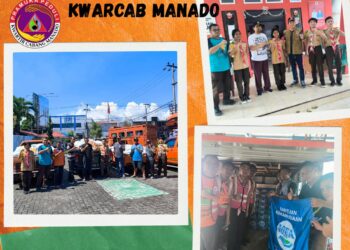 Pramuka Peduli Kwarcab Manado Terlibat Aktif dalam Distribusi Bantuan Bencana di Sulawesi Utara
