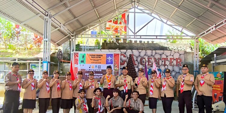 Pelantikan Gugus Depan Sekolah Luar Biasa AGCA Center Manado, Wujud Komitmen Pramuka Inklusif